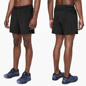 Lululemon Surge Short 6" Lined / Black / Men’s Size M